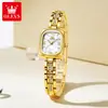 Oris Olevs Nova Geração Mostrador Pequeno Estilo Pulseira Quadrado Simples Exquisito Luxo Acessível Retro Quartzo Relógio Feminino