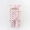 Cobertor acolchoado para bebê recém-nascido primavera, outono e inverno, saco de dormir de algodão anti-susto para segurar o bebê, mantas de bebê
