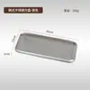 Bandeja Retangular para Café em Aço Inoxidável 304 Estilo Coreano Prato para Sobremesa Bolo Comercial Prato Plano Dourado para Churrasco