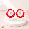 Calcetines para niñas de venta caliente transfronteriza, calcetines de princesa de satén con encaje para niños, calcetines de algodón transpirables y cómodos para bebés, al por mayor en stock