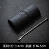 Juego de Té Estilo Japonés Wabi-Sabi con Cerámica Rústica, Tetera Colección Tinta Humo Negro, Gaiwan, Taza de Té, Posavasos Venta de Liquidación