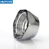 Tuerca pequeña hexagonal de plástico electrochapado de 5 puntas 23 mm alambre interior grifo 18 tubería de salida tuerca de fijación accesorios de fontanería