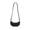 Bolso Casual Retro Croissant Bolso Niche Escarchado para Mujer Otoño e Invierno 2025 Nuevo Bolso Cruzado Versátil Bolso de Hombro Único Bolso de Axila