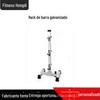 Equipamento de Fitness Comercial Galvanizado Barbell Rack Barbell Trailer Grande Furo Barbell Colocação Rack Armazenamento Olympic Rod