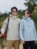 Chaqueta Impermeable con Costuras Selladas, Forro Polar para Calidez, Cierre Magnético, Chaqueta de Senderismo Estilo Montaña con Capucha, Cortavientos Unisex