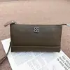 Nova Bolsa Feminina, Porta-Moedas Multifuncional, Bolsa Fashionável para Celular em Couro Genuíno, Bolsa Clutch Feminina Quadrada Versátil em Couro Bovino de Primeira Camada
