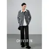 Jaqueta Curta Casual de Gola Redonda e Manga Longa Estilo Chanel para Mulheres, Nova Coleção Outono/Inverno 2026 Vintage Elegante Solta Emagrecimento Top