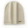 Gorro Slouchy Versátil de Cor Sólida 100% Caxemira Outono e Inverno Estilo Leve de Luxo Tricô Proteção de Orelha Chapéu Quente Venda por Atacado