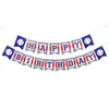 Amazon Bandeira de Aniversário Tema Baseball Banner Feliz Aniversário Decoração Suprimentos Festa Tema Esportes
