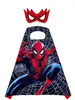 Capa Infantil de Halloween Spider-Man Capitán América Iron Man Hulk Wolverine Capa Disfraz