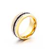 Suministro de fábrica suministro de puesto Europa y Estados Unidos lleno de anillo de diamantes personalidad de moda exagerado tendencia anillo mujeres Venta al por mayor