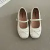 Zapatos Mary Jane Estilo Dulce con Lazo para Mujer, Verano 2026, Tacón Oculto, Boca Baja, Zapatos Planos Estilo Ballet