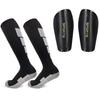 Calcetines de Fútbol de Fondo de Toalla de Venta Caliente Transfronteriza Combinación de Espinilleras de Fútbol Juego de Dos Piezas Equipo de Protección de Fútbol Profesional Venta al por Mayor Personalizada