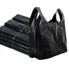 Bolsas Grandes para Basura Doméstica, Negras Gruesas Desechables Estilo Chaleco Almacenamiento y Limpieza Venta al por Mayor Comercial Bolsas de Plástico