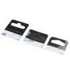 Gancho autoadhesivo transparente de PVC para caja de color, con orificio para avión, para caja de color PP, para embalaje, para exhibición