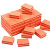 Lima de uñas de esponja, bloque de tofu, pequeña, portátil, de doble cara, de arena fina