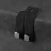 Gancho para coche gancho pequeño de almacenamiento en el respaldo del asiento de coche gancho trasero metálico multifuncional para coche de gamuza