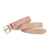 Cinto Feminino Couro Genuíno Couro Preto Simples All-Match Cinto Coreano Feminino Decorativo Moda Casual Cinto Jeans