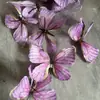 Decoração de Janela de Borboleta Realista Impressa em 3D Transfronteiriça Arranjo de Parede de Borboletas Estilo Jardim de Monet Sapatos Chapéus Acessórios de Cabelo Presilhas de Cabelo