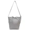 Bolso de Hombro Cruzado para Mujer de Primavera 2026, Bolso tipo Cubo de Cuero Genuino de Gran Capacidad para Debajo del Brazo