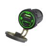 Cargador de Teléfono Móvil USB de Carga Súper Rápida de 66W Qc3.0+Tipo C con Luz de Anillo para Uso en Barco, Coche y Vehículo