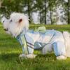 Nuevo Abrigo de Algodón Cálido de Cuatro Patas a Prueba de Tres para Perros Pequeños y Medianos, Ropa para Perros y Gatos Bichón Frisé