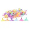 Varilla de soporte para ramo muñeca endurecida soporte para varilla de globo tubo de plástico transparente cabeza de remolque mango extendido soporte para fresas