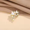 Nova Broche de Buquê Cravejado de Diamantes, Corsage de Luxo Leve de Alta Qualidade, Acessórios de Pino para Bolsa, Vestido, Terno
