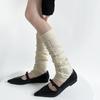 Calcetines Twist de Otoño e Invierno para Mujer con Dobladillo Vintage Tejidos de Montón Apilados Calcetines de Pantorrilla Cálidos Adelgazantes Cubrepiernas Color Sólido Combinan con Todo Cubrebotas