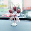 Decoração de Painel Balão Confissão de Diamante Personalizado Carro Enfeites de Interior de Carro Incrustados de Diamantes de Argila Macia Carro Decoração