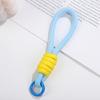 Cordão para Celular com Blocos de Cores Chaveiro Cordão Curto Simples Sling Universal Argola Criativa para Chave de Carro Pingente de Argola