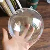Bola transparente casca de bola de plástico bola acrílica bola oca pingente de bola pingente de bola para pendurar jardim de infância criação ambiental bola de Natal