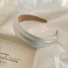 Diadema Ancha de Satén con Lunares Nueva de Verano para Mujer, Realza la Altura, No Aprieta la Cabeza, Hace que la Cara Parezca Más Pequeña, Accesorio de Pinza para el Cabello