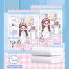 Serie Chica de Moda Juego de Cama Desechable de Cuatro Piezas, Toalla Facial Comprimida para Viajes al Aire Libre, Toalla Suave de Algodón, Impermeable, Ropa Interior