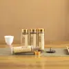 Botella de Vidrio 30g Incienso en Varilla Corta Incienso de Osmanthus Aromaterapia Incienso de Madera de Agarwood Dormitorio Hogar Dormitorio Fragancia de Larga Duración Baño