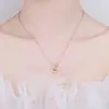 Collar de Plata de Ley s925 Estrella Luna Zodiaco Vaca Femenino Diseño de Nicho Sentido Estilo Étnico Colgante Año de Nacimiento Cadena de Clavícula