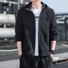 Chaqueta informal de primavera y otoño para hombre, chaqueta fina de estilo coreano a la moda, holgada, de talla grande, para otoño