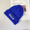 Gorro Frío Gorro de Invierno Cálido para Hombre Comercio Exterior Calle Todo Combinable Gorro de Lana Tejido Gorro Melón Sombrero Exterior de Moda para Mujer