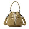 Bolso de Cubo con Cordón de Gran Capacidad Estilo Mori Harajuku Transfronterizo Bolso de Hombro de Nailon Moderno para Todo Combinación Bolso Cruzado para Mujer