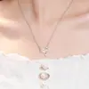 Diseño Original Serie Costa de Verano Collar de Limón para Mujer Pequeño Fresco Casual Estilo Vacaciones Cadena para Clavícula con Borla Mayoreo