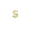 Explosiones Transfronterizas Joyería de Aleación para Uñas Dinero Dólar Joyería de Diamante Lujo Ligero Símbolo de Dólar Tridimensional Accesorios para Uñas Mayoreo