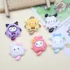 Accesorios de Resina para Manualidades de Dibujos Animados Xiaou Kt Pegamento de Crema Pasador Hecho a Mano Funda de Teléfono Móvil Hebilla de Zapato Llavero Accesorios de Joyería