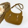 Bolso de lona sencillo estilo coreano retro para mujer, novedad de 2024, informal, de gran capacidad, para estudiantes universitarios, bandolera de hombro