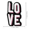 Patches Bordados de Letras em Inglês para Acessórios de Roupa, Jaquetas, Camisetas, Patches de Peito, Chapéus, Bolsas, Patches Decorativos e Patches para Reparo de Furos