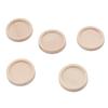 Gema del Tiempo Base Redonda Madera DIY Material para Joyería Accesorios para Hacer Goteo de Goma Base de Madera Vintage
