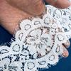Lash lace não-elástico nylon algodão osso linha 12 cm de largura código de barras acessórios de vestuário diy vendas diretas da fábrica
