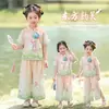 Conjunto de Dos Piezas para Niñas 2026 Nuevo Verano Infantil Súper Hada Estilo Chino Festival de Primavera Traje Tang Hanfu