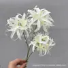 Simulação de jardim Monet branco, material para flores de auditório de casamento, plantio de flores de casamento, arte de flores Mori, chumbo de estrada, flores decorativas