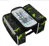 Bolsa para Quadro de Bicicleta Camuflada JOHORSE Impermeável e à Prova de Umidade Bolsa para Selim de Bicicleta de Montanha Bolsa para Armazenamento de Celular Suprimento