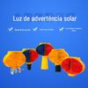 Luz de Advertência Solar Olho de Gato LED Luz de Advertência de Tráfego Luz Estroboscópica Construção de Estrada Luz de Bloqueio de Estrada